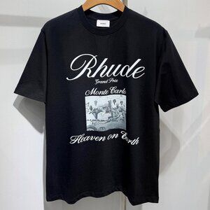 Rhude Heaven On Earth Black T-shirt